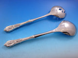 Rose Point by Wallace Sterling Silver Salad Serving Set Pierced Custom 11"
