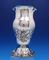 Grape by Shiebler Sterling Silver Wine Cooler Vase 2357 10 1/2" Monogram S #7752
