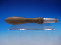Estate Period English Silver Warming Stand with Removable Wood Handle (#4232)