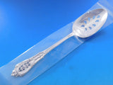 Rose Point by Wallace Sterling Silver Serving Spoon Pierced 9-Hole Custom