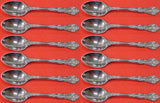 King Edward By Gorham Sterling Silver Demitasse Spoon Set 12 pieces 4 1/4"