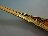 Old Mirror Vermeil by Towle Sterling Silver Regular Place Setting(s) 4pc Gold