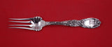 Chrysanthemum by Tiffany & Co Sterling Cold Meat Fork scalloped shoulders 8 3/4"
