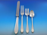 Reeded Edge by Tiffany Sterling Silver Flatware Set for 12 Service 99 pcs Dinner