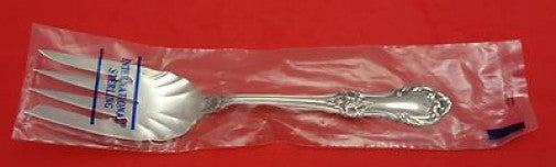 Wild Rose by International Sterling Silver Cold Meat Fork Fluted 8 3/4" New