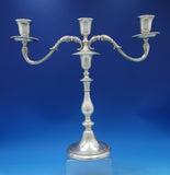 Gadroon by Unknown Sterling Silver Candelabra Pair 3-Light Reproduction (#6810)