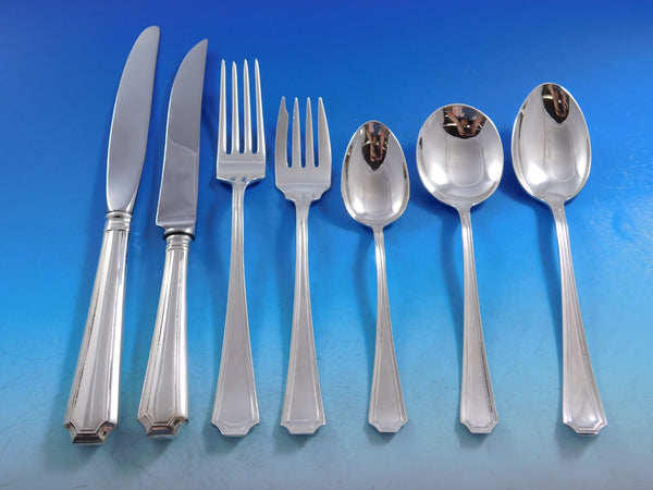 Fairfax by Gorham Sterling Silver Flatware Set 12 Service 98 Pieces Place Size