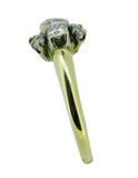 Antique 14k Yellow Gold 2/3 Carat Genuine Natural Diamond Ring (#J3862)