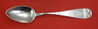Duhme Brite Cut Sterling Silver Serving Spoon 8 3/4"