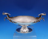Gorham Sterling Silver Compote w/ 3-D Cockatoo Birds Applied Leaves #20 (#0404)