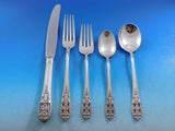Crown Princess by International Sterling Silver Flatware Set Service 60 pcs