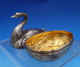 Tane Mexican Sterling Silver Candy Dish Covered Swan Shape GW Interior (#8468)