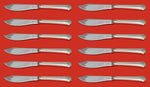 Chippendale by Towle Sterling Silver Fish Knife Custom Set 12 pieces 8 1/4"