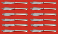 Chippendale by Towle Sterling Silver Fish Knife Custom Set 12 pieces 8 1/4"