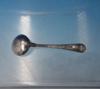 Bougainville by Hacker and Hermann Silverplate Salt Dip with Spoon Set (#5068)
