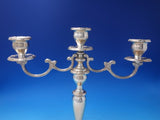 Melrose by Gorham Sterling Silver Candelabra 3-Light #1381 14" x 14" (#5165)