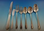 Wild Flower by Royal Crest Sterling Silver Flatware Set For 8 Service 65 Pieces