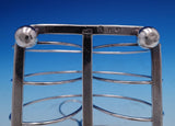 English Sterling Silver Toast Rack 5 1/2" x 6" x 4" (#7883)