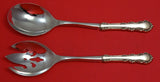 Georgian Rose by Reed and Barton Sterling Silver Salad Serving Set Pcd Custom