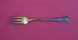Town Hall by David Andersen Danish .830 Silver Pastry Fork w/red enamel 5 3/4"