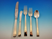 Continental by International Sterling Silver Flatware Set 8 Service 51 pcs Plain