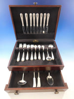 Old Maryland Engraved by Kirk Sterling Silver Flatware Set 8 Service 50 pieces