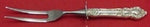 Meadow Rose by Wallace Sterling Silver Steak Carving Fork 8 3/4" Serving