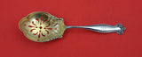 Canterbury by Towle Sterling Silver Ice Spoon Pierced gold washed 8"