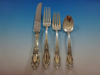 King Richard by Towle Sterling Silver Flatware Set For 24 Service 157 pieces