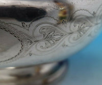 Coin Silver Tureen w/ Cover Applied 3-D Grasshopper Ring Handles 55.1ozt (#6036)