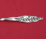 Lily of the Valley by Whiting Sterling Silver Master Butter FH Wide 8 1/4"