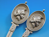 Medallion by Wendt Sterling Silver Salad Serving Set 2-piece w/ 4-tine Fork 10"