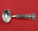 Th. Olsens Norwegian Sterling Silver Gravy Ladle Double Spout with Hook 6 1/4"