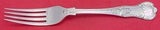 Kings by C J Vander Sterling Silver Dinner Fork 8 3/8" Flatware Antique