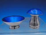 Egon Lauridsen Danish Sterling Silver Salt Dip and Pepper Shaker Set 2pc (#8931)