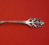 Viking Rose by Th. Marthinsen Norwegian .830 Silver Serving Sugar Spoon 5 3/4"