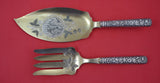 Arlington by Towle Sterling Silver Fish Serving Set HHAS stippled bride-cut fish