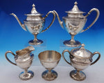 Dolores by Shreve Sterling Silver Tea Set 5-Piece (#4406)