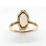 14k Yellow Gold Australian 2.15 Carat Genuine Natural Opal Ring 5.75 (#J7216)