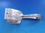 Lap Over Edge Acid Etched by Tiffany Sterling Silver Asparagus Tong Peony 7 1/4"