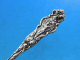 Irian by Wallace Sterling Silver Mustard Ladle Gold Washed Original 4 5/8"