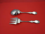 Lucerne by Wallace Sterling Silver Salad Serving Set AS  9"
