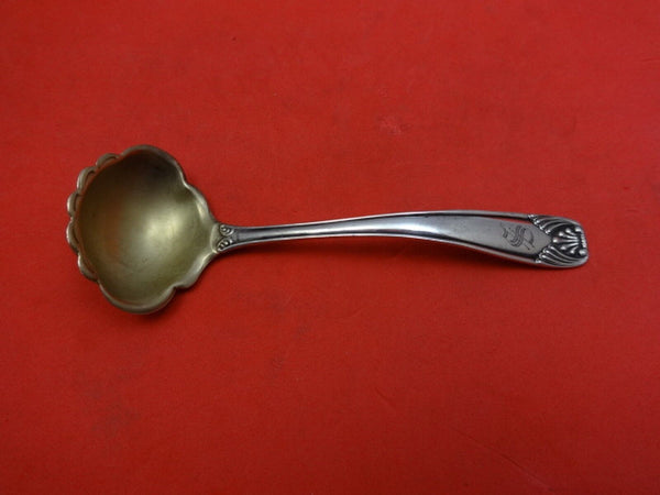 Dover by Towle Sterling Silver Sauce Ladle Gold Washed 4 5/8" Serving