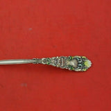 Renaissance by Dominick and Haff Sterling Silver Mustard Ladle GW with Enamel
