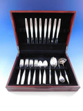 Signet by Kirk Sterling Silver Flatware Set Service 37 pcs Mid Century Modern