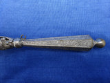 Silvered Bronze Tussie Mussie Posey Posy Holder w/ Grape Leaf and Vine (#J1285)