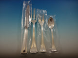 Fiesole by Greggio  Sterling Silver Flatware Set 8 Dinner Size 56 Pcs New Milano