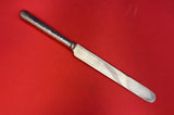 Antique Hammered by Gorham Sterling Silver Dinner Knife Blunt SP Large 10 1/2"