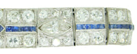 Platinum Art Deco 8.5ct Diamond Bracelet Exceptionally Fine Gorgeous! (#J4561)