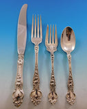 Violet by Wallace Sterling Silver Flatware Service for 8 Set 77 pcs no monograms